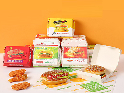 Caja de hamburguesa de papel SP-45