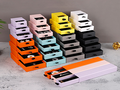 Caja deslizable de papel para joyería SP-51