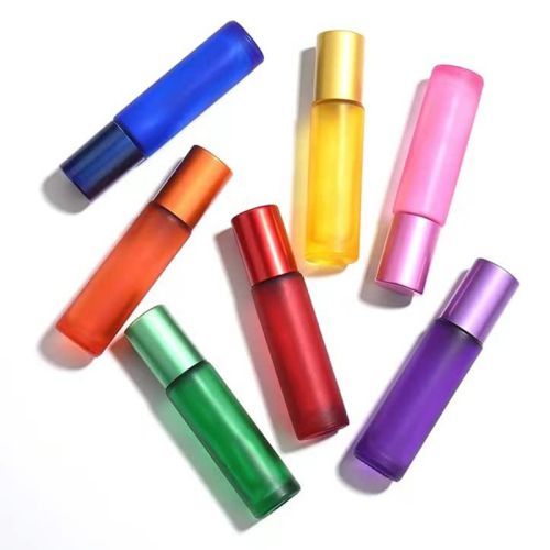 Frascos roll-on de vidrio de colores