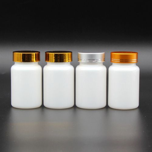 Frascos blancos, para vitaminas de 100CC.