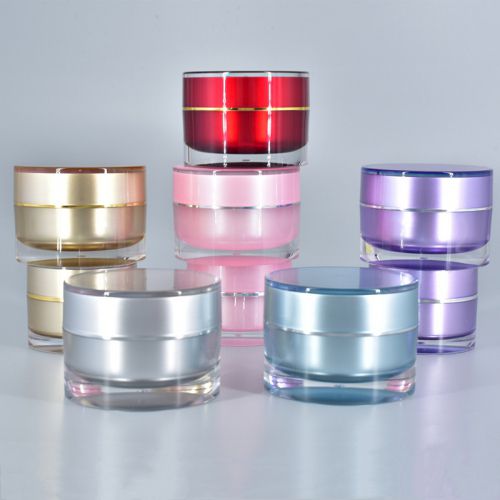 Tarro de colores, para crema untable.