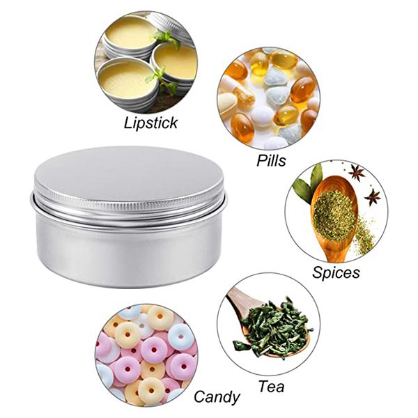 Lata metálica para velas